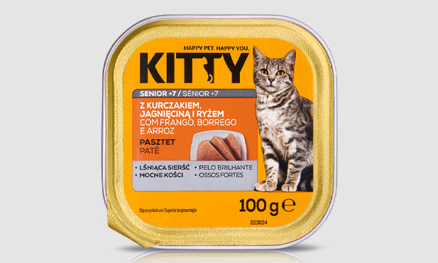 KITTY CAT – FRANGO BORREGO – 100 gr