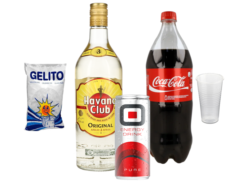 PARTY PACK HAVANA CLUB -  GELO COPOS